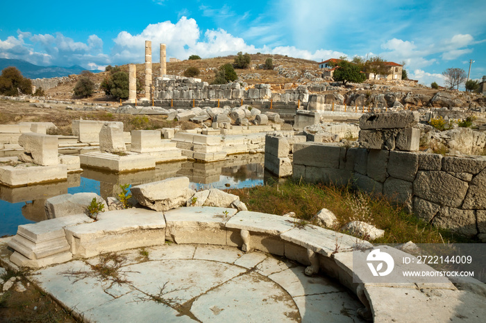 Letoon. Sanctuary of Leto near the ancient Lycian city Xanthos Turkey