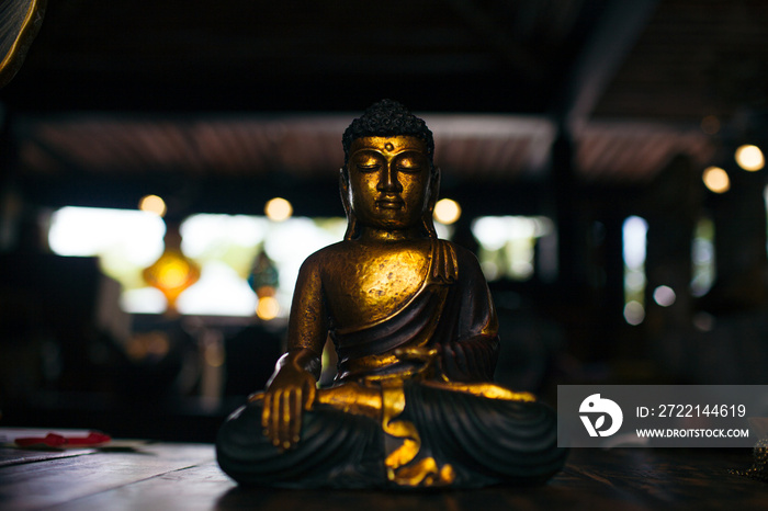 meditating buddha statue