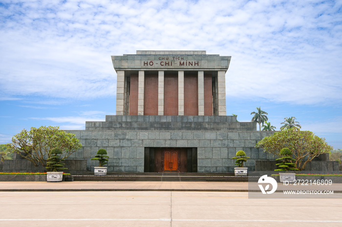 Ho Chi Minh Mausoleum in Hanoi, Vietnam