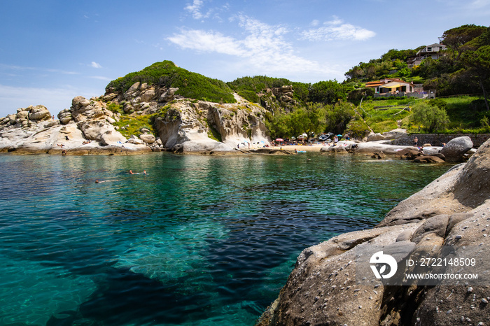 Strand von Cotoncello, Elba, Italien