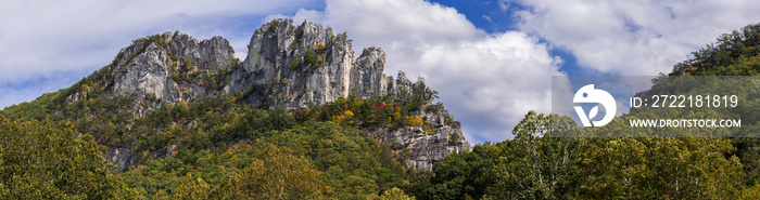 Seneca Rocks in West Virginia