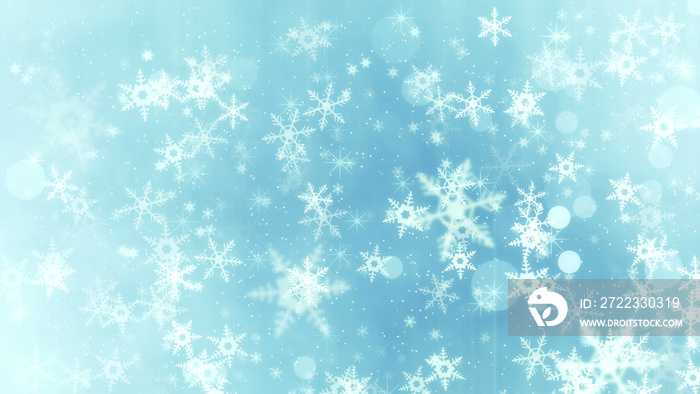 Abstract Christmas Snow Flake Background