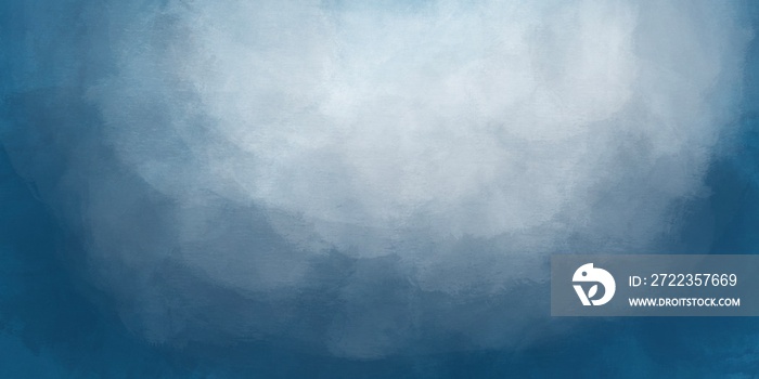 Sfondo blu acquerello con trama nuvolosa e grunge marmorizzato，nebbia morbida e illuminazione星云