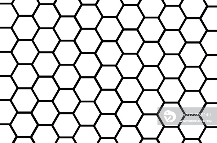 abstract background with hexagons