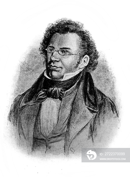 Franz Schubert, was an Austrian composer in the old book Biographies of famous composers by A. Ilins