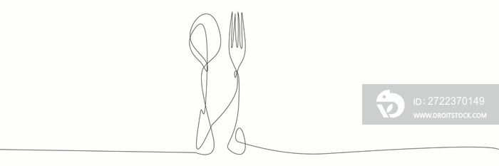 白色背景上隔离的叉子、勺子和刀