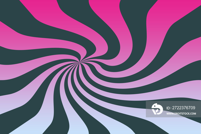 An abstract psychedelic wavy sunburst background image.