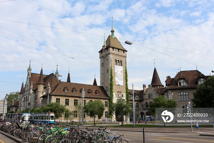 Zurich, Switzerland.The Swiss National Museum