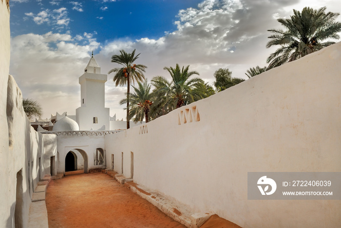 Ghadames, ancient berber city, Libya, UNESCO wold heritage site. The pearl of the desert.