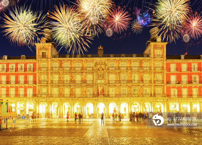 Plaza Mayor in Madrid, Spain