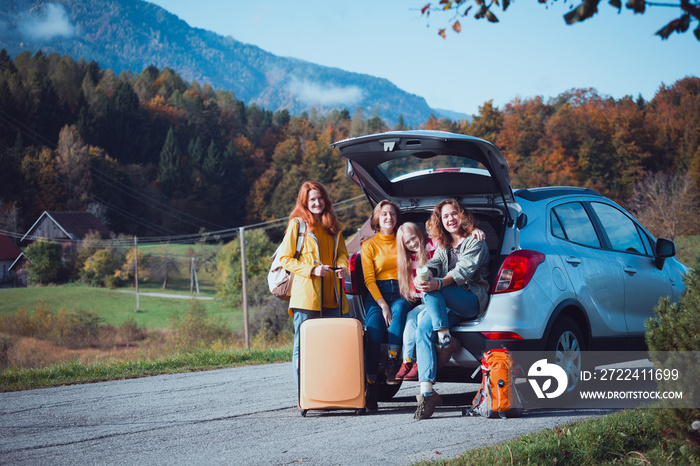 family trip by car