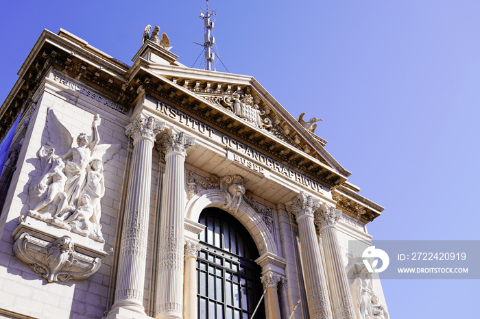 Monaco Aquarium Oceanographic Museum of marine sciences in Monaco city