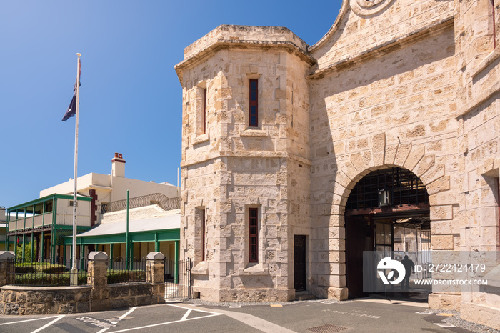 entrance to the prison at Fremantle Perth Western Australia