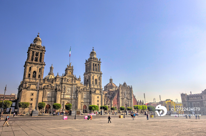 Mexico City Zocalo, HDR Image