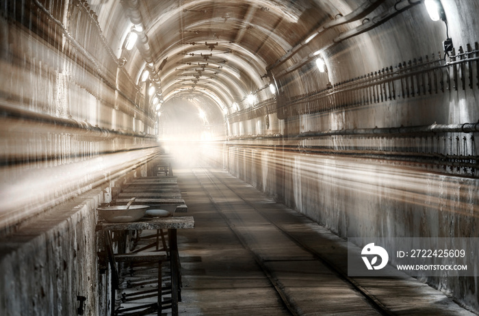 Underground military bunker from second world war