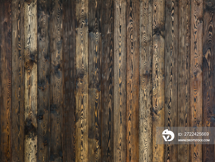 Wood flooring texture.Restored old wooden boards.Background of vertical village slats