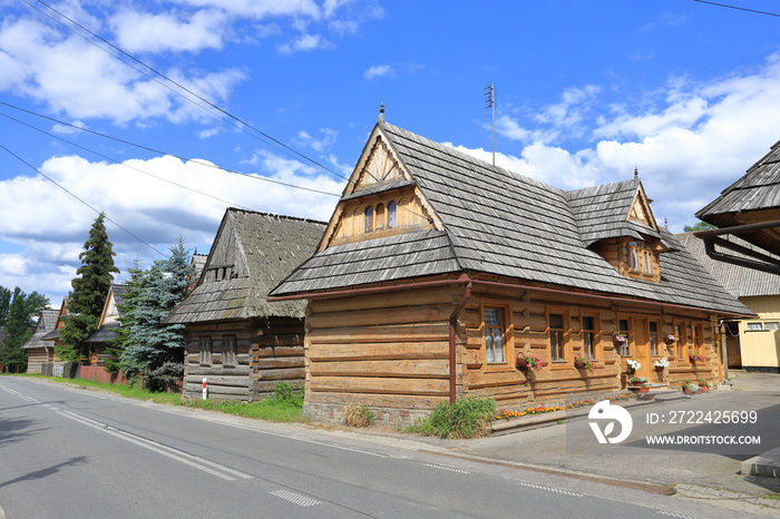 Wooden houses, Chocholow, Pohale, Poland