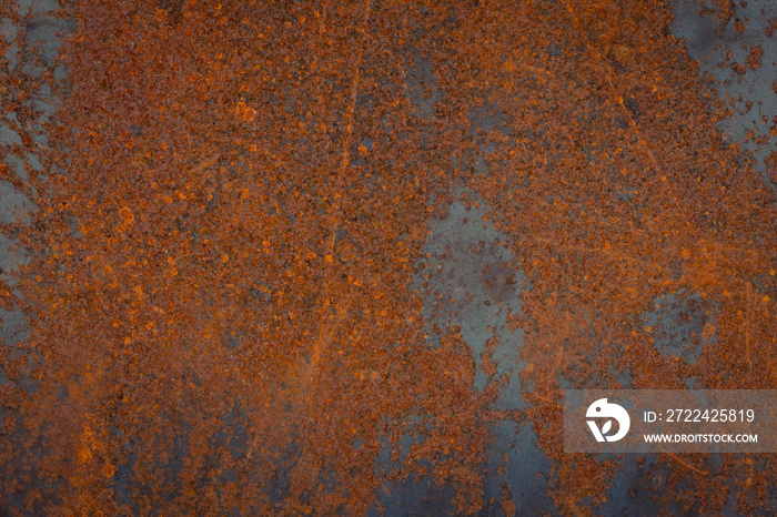 old rusty metal plate texture