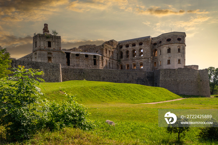 Krzyztopor Castle in Ujazd is a ruin full of magic and mystery lost among the fields and hills of Opatów Land, Poland