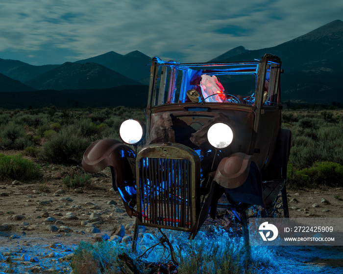 Ghost Horse Driving Jalopy