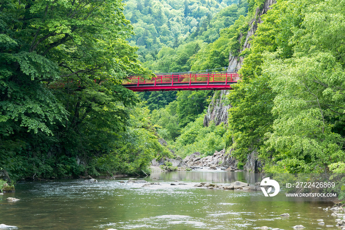 二見吊り橋 / 北海道 定山渓温泉