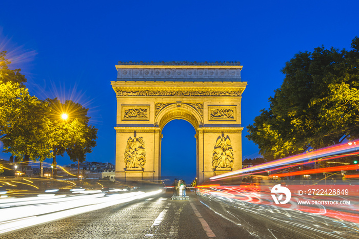 Arc de Triomphe in Paris , France