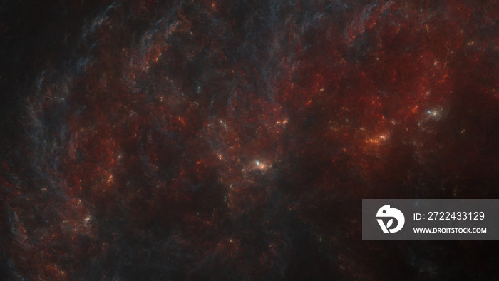 Dark Space Nebula - FireYell Nebula - Good as background for gaming and sci-fi-related content