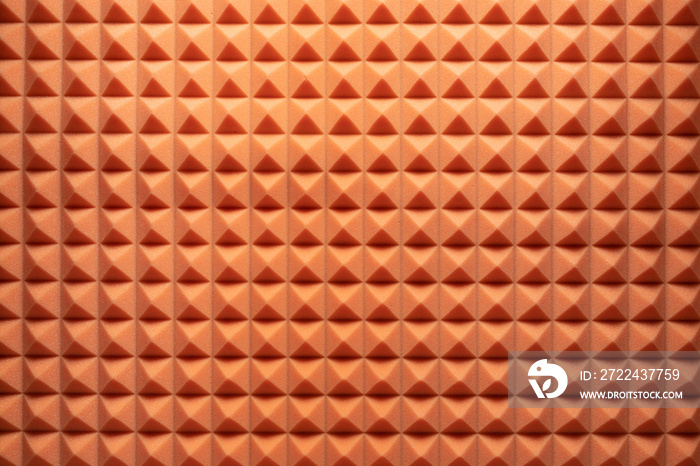 Acoustic foam panel background texture. Music concept on record studio