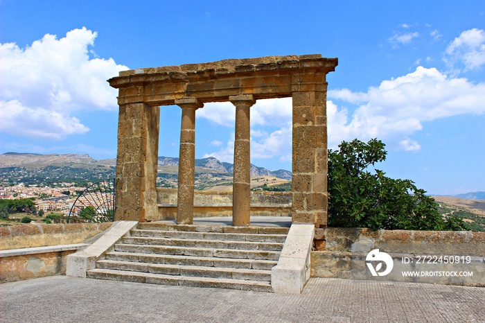 Italy, Sicily: Ruined of Sambuca of Sicily.