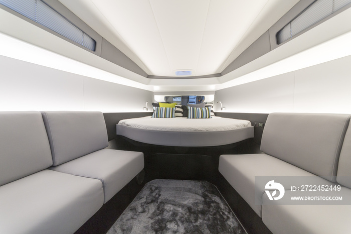 interior of yacht