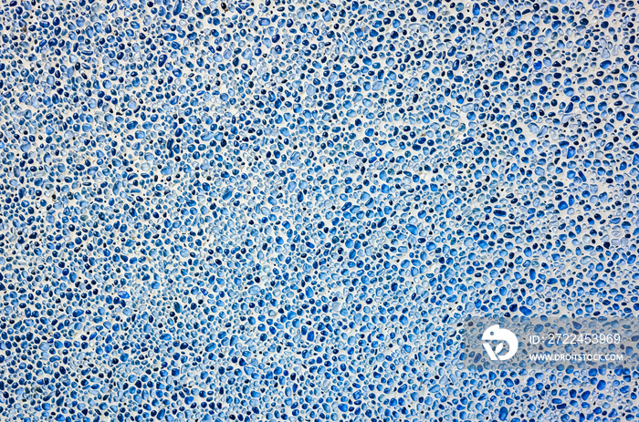 blue terrazzo stones texture