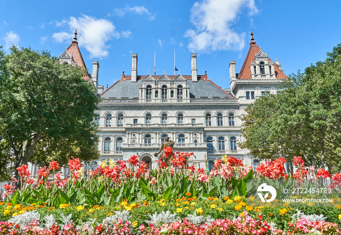 The New York State Capitol building. The New York State Capitol, the seat of the New York State government, Albany, NY