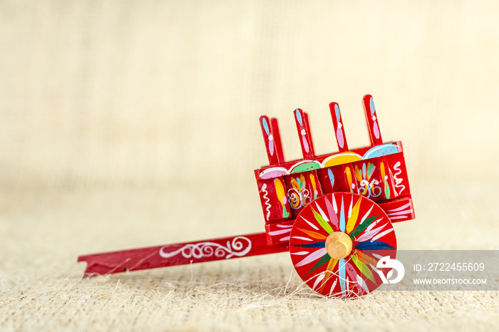 Traditional Costa Rica Carreta or decorated wagon