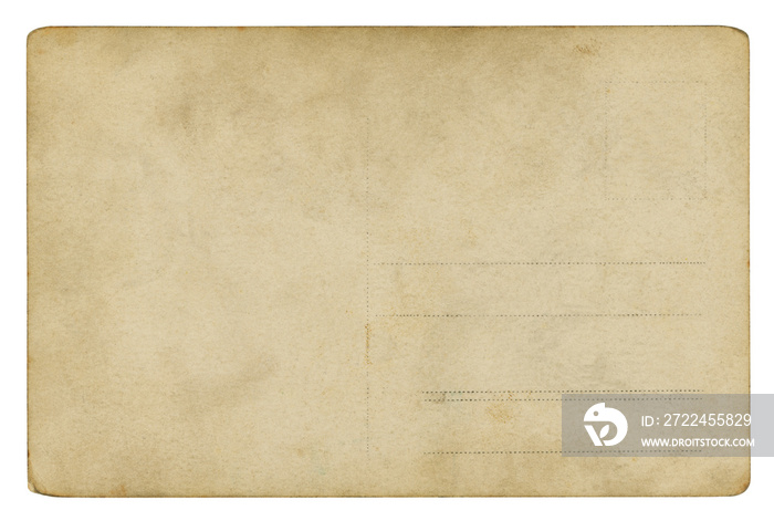 Vintage Postcard - isolated (clipping path included)