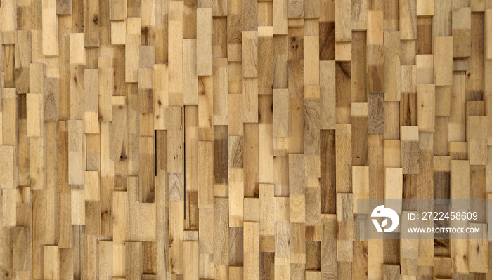 The Old wooden lath pattern texture background.