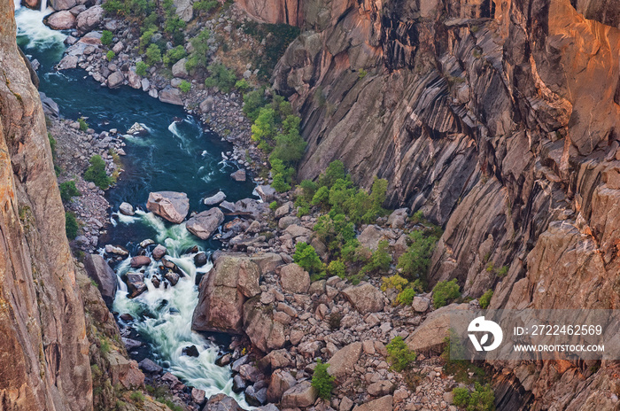 Landscape of the Black Canyon of the Gunnison National Park, Colorado, USA