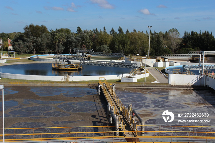 Planta depuradora de aguas cloacales, aguas negras, aguas servidas