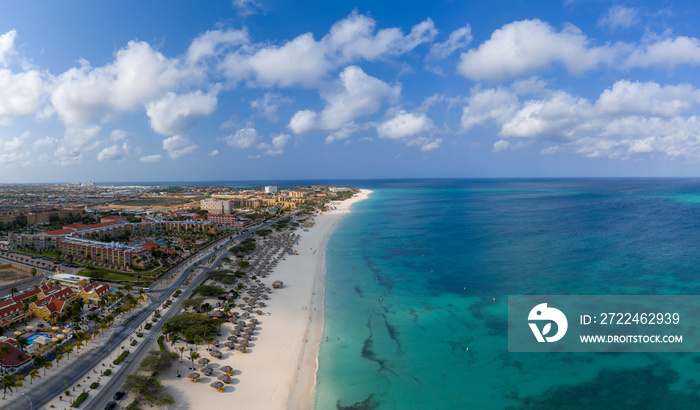 Eagle Beach, Aruba von oben