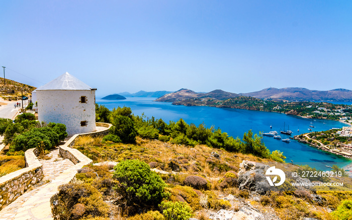 Panteli Village in Leros Island, Greece