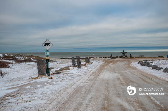 road near the bay