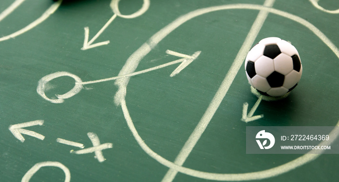 football tactics , soccer manager tactical analysis concept