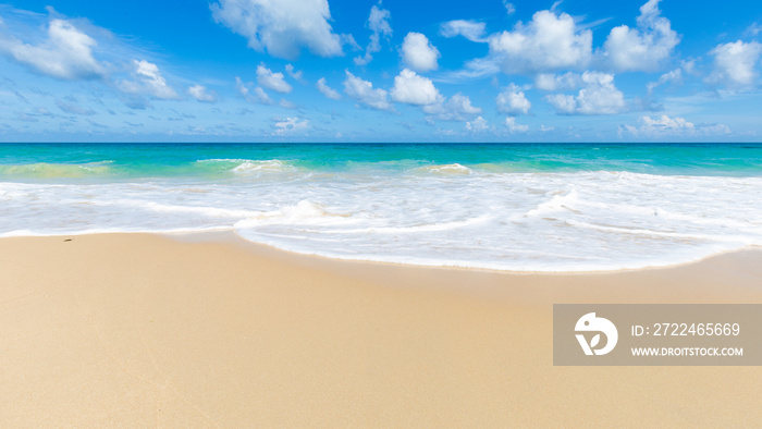 Sea beach wave colorful sky with clud summer vacation nature landscape