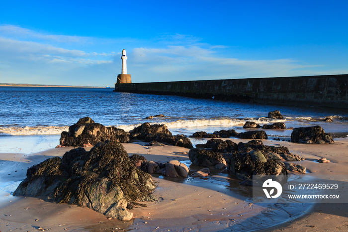 Lighthouse in Aberdeen, Scotland