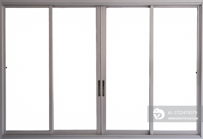 Double Pane Sliding Window Isolated