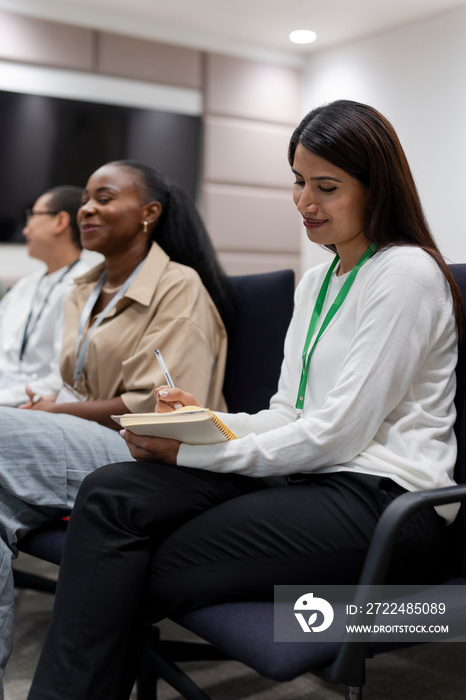 Business people having meeting in office