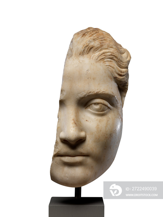 Ancient western civilization statue head.