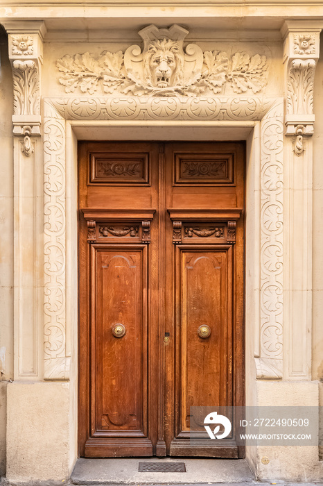 Paris, an ancient door