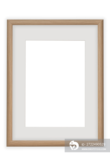 Empty white picture frame mockup template isolated, White blank picture frame, vertical picture frame.