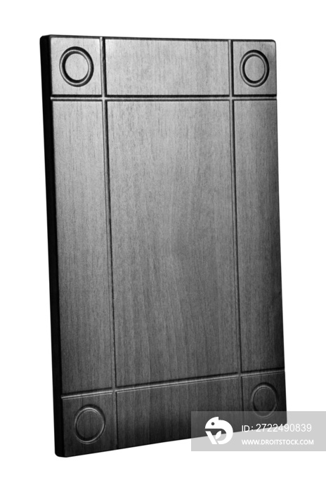 Decorative black white wooden kitchen cabinet door