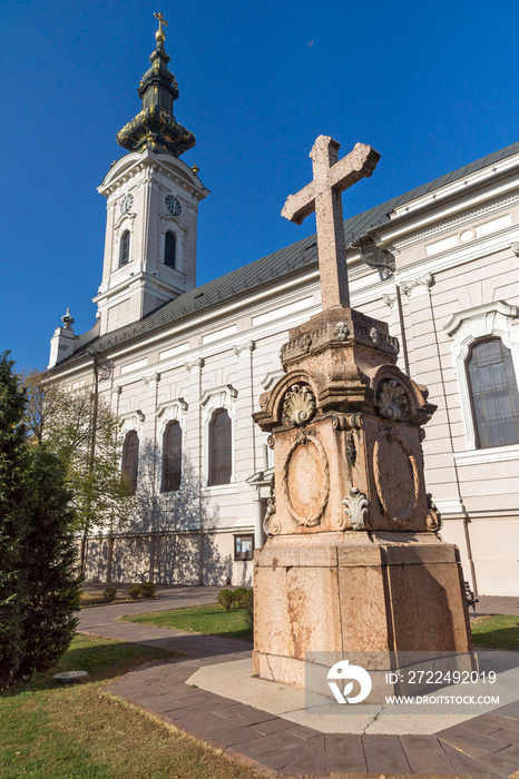 rthodox Cathedral Church of Saint George in City of Novi Sad, Vojvodina, Serbia
